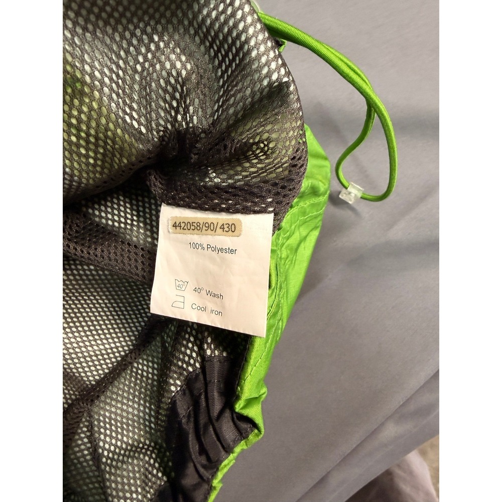 Karrimor Weathertite Outdoor Jacket Mens Lime Green Waterproof Shell 442058, L - Picture 8 of 14